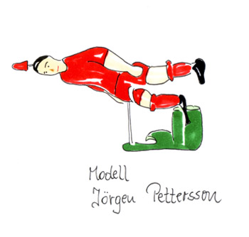 Zeichnung von Tipp-Kickk-Figur Pettersson