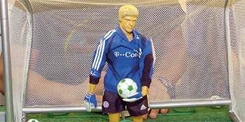 Foto von Tipp-Kick-Figur O. Kahns